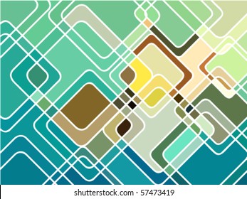 abstract geometric mosaic background