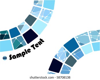 abstract geometric mosaic background