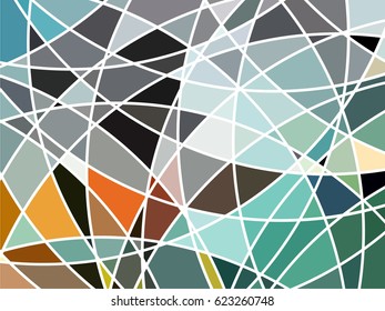 abstract geometric mosaic background