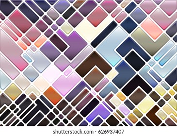 abstract geometric mosaic background