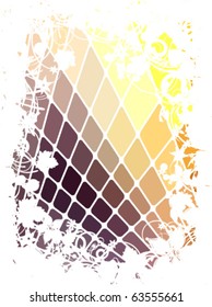 abstract geometric mosaic background