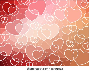 abstract geometric mosaic background