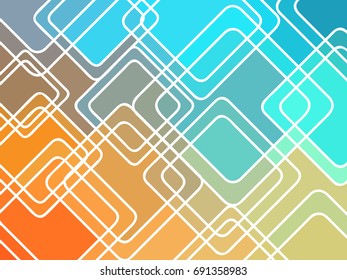 abstract geometric mosaic background