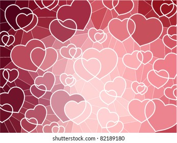 abstract geometric mosaic background