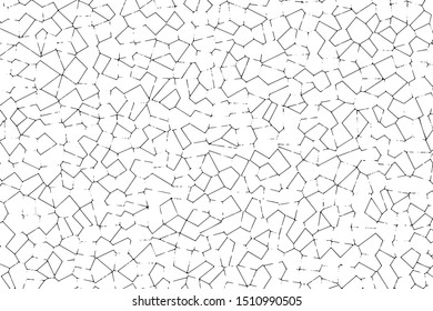 Abstract geometric mosaic background with damage. Overlay template. Vector illustration