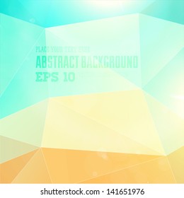 Abstract geometric mosaic background for design