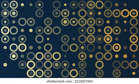 Abstract Geometric Mosaic Background Design, Spots and Circles Pattern in Editable Vector Format