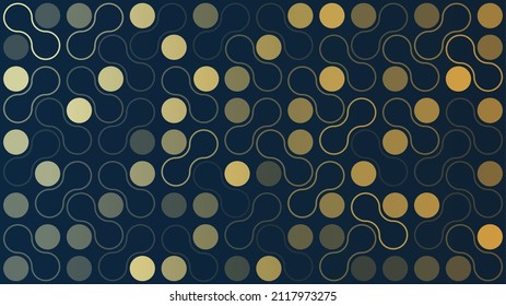 Abstract Geometric Mosaic Background Design, Spots and Metaballs Pattern in Editable Vector Format