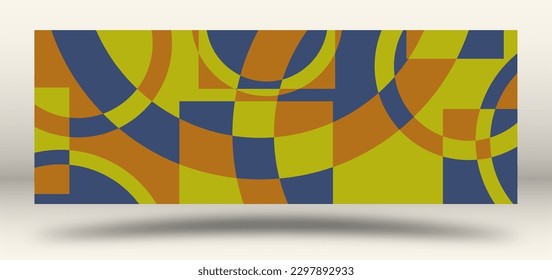 Abstract geometric mosaic background. The idea for the design of title pages, covers, books, brochures, leaflets, posters, booklets. Template for interior and decoration ideas. Simple style