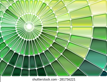 abstract geometric mosaic banner set