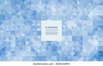 Resumen de mosaico geométrico del patrón y fondo de cristal y diamante. Ilustración vectorial de brillo y escarcha.