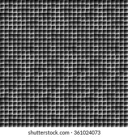 Abstract geometric mosaic pattern, simple seamless monochrome background.