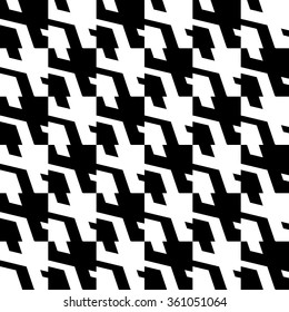 Abstract geometric mosaic pattern, simple seamless monochrome background.