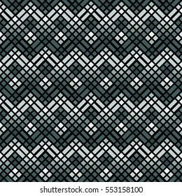 Abstract geometric mosaic seamless pattern.