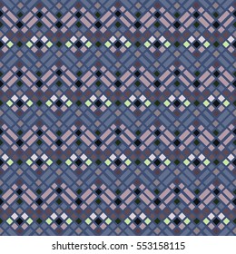 Abstract geometric mosaic seamless pattern.