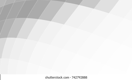 Abstract Geometric Mosaic Square White and Gray Vector Backgrounds