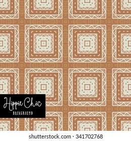 Abstract geometric mosaic vintage ethnic seamless pattern ornamental