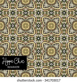 Abstract geometric mosaic vintage ethnic seamless pattern ornamental