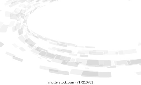 Abstract Geometric Mosaic White and Gray Vector Backgrounds
