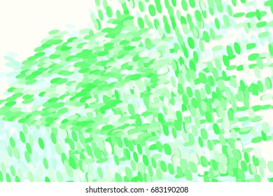 Abstract geometric motion, particle or random pattern, colorful & artistic for graphic design, catalog, textile or texture printing & background. Vector illustration graphic.