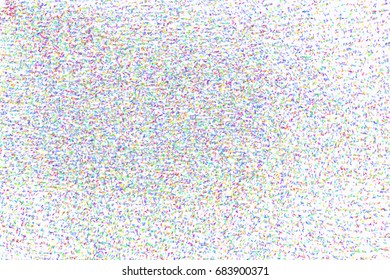 Abstract geometric motion, particle or random pattern, colorful & artistic for graphic design, catalog, textile or texture printing & background. Vector illustration graphic.