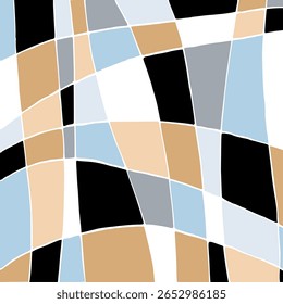 Abstract geometric mozaik pattern. Vector Illustration.