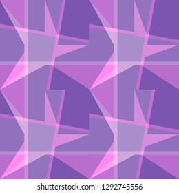 Abstract geometric multicolor futuristic pattern. Vector illustration