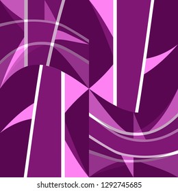 Abstract geometric multicolor futuristic pattern. Vector illustration