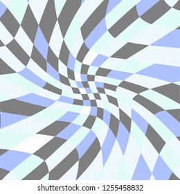 Abstract geometric multicolor pattern. Soft dynamic lines. Fractal. Vector illustration