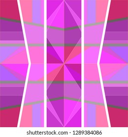 Abstract geometric multicolor seamless pattern. Vector illustration