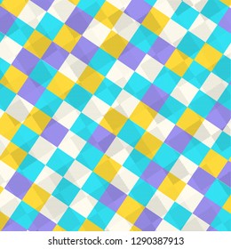 Abstract geometric multicolor squares pattern. Vector illustration