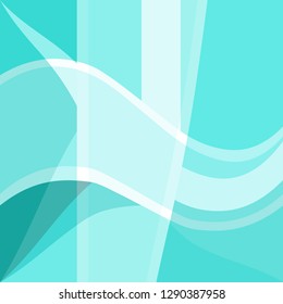 Abstract geometric multicolor waves pattern. Vector illustration