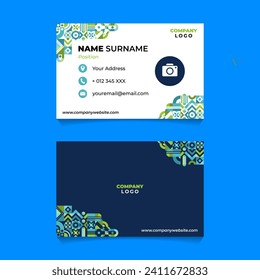 Abstract Geometric Name Card for Business o Company