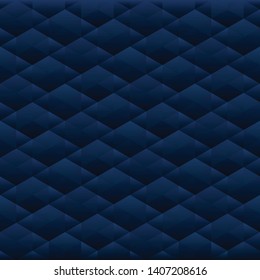 Abstract geometric navy blue color background, vector illustration