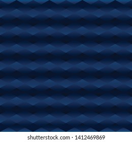 Abstract geometric navy blue color background, vector illustration