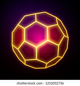 Abstract geometric neon background