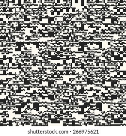 Abstract geometric noise irregular textured background. Seamless pattern. Vector.