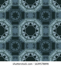 Abstract Geometric octagononal seamless pattern. Vector Illustration . Modern vector wallpaper, decorative vector art.