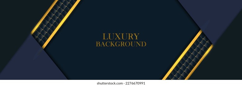 abstract geometric on black background with golden color combination