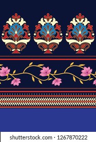 Abstract geometric on border