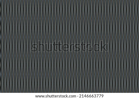Abstract geometric opt art seamless pattern. Tiny strip and diamond shape in dark and light on gray background. Optical illusion background. For cloth silk scarf fabric textile decoration cover. 