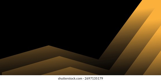 Abstract geometric orange background, creative concept simple gradient, copy space area, for banner, flyer, web design template eps 10