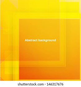 Abstract geometric orange background for design