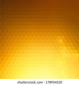 Abstract geometric orange background for design