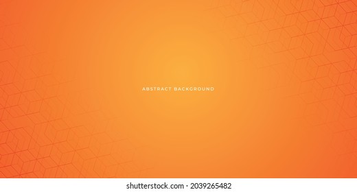 abstract geometric orange background design