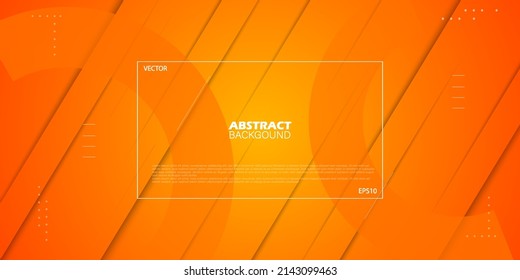 Abstract geometric orange background. Dynamic shapes composition.can be used on posters,banner,web and any more. eps10 vector