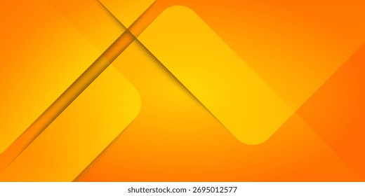 Abstract geometric orange background with simple lines.Colorful orange design. Bright and modern with 3d lights concept. modern vector geometric 