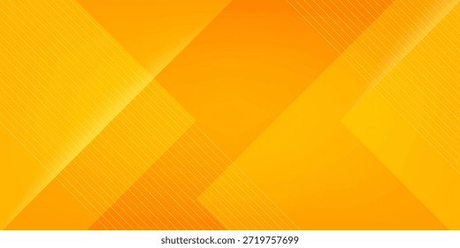 Fondo naranja geométrico Abstractas con líneas simples. Diseño naranja colorido. Brillante y moderno con concepto de luces 3d. Vector Eps10