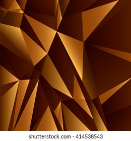 Abstract Geometric Orange Background. Vector Illustration.