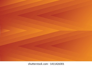 Abstract geometric orange color background, vector illustration